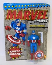 Vintage 1993 Toy Biz Marvel Super Heroes &#39;captain America&#39; Action Figure, Sealed - £22.51 GBP