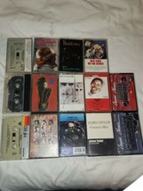 Lot Of 14 Rock Pop Cassettes Janet  Siouxsie Jethro Ocean Bangles Parsons NKOTB - £15.56 GBP