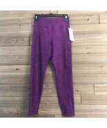NWT CalmE Johnny Was ENDURANCE HIGH WAIST LEGGING 7/8 Purple Tie Dye Siz... - $83.92