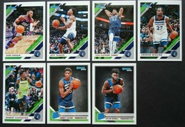 2019-20 Panini Donruss Minnesota Timberwolves Base Team Set 7 Basketball Cards - £5.54 GBP