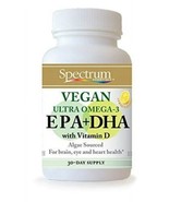 Spectrum Essentials Softgels Vegan Ultra Omega - 3, 60 Ct, Exp 5/24 - £12.91 GBP