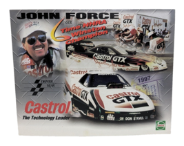 John Force Castrol GTX Drive Hard 1997 Official NHRA Souvenir 10&quot; X 8&quot; H... - $8.90
