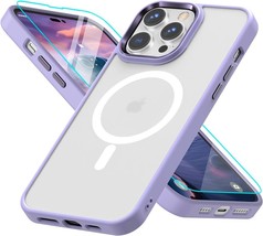 zelaxy Designed for iPhone 14 Pro Case Compatible with Magsafe, Frosted ... - $5.65