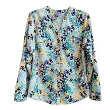 LAURA SCOTT Floral Button Up Shirt Women Size Small Multicolor - £11.75 GBP