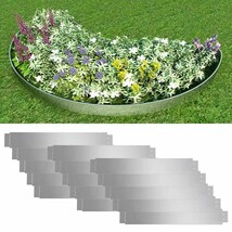 Set of 15 Flexible Lawn Fence Galvanized Steel 39.4&quot; x 5.5&quot; - $213.51 CAD