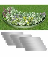 Set of 15 Flexible Lawn Fence Galvanized Steel 39.4&quot; x 5.5&quot; - $213.51 CAD