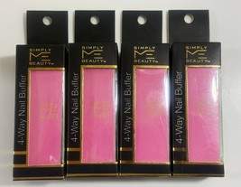 Simply Me Beauty 4-Way Nail Buffers LOT OF 4 - $166.26 MXN