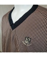 Pebble Beach Men&#39;s Golf Windbreaker Size XL Pullover Jacket V Neck Hound... - $15.43