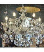 Crystal Chandelier Classic Modern Lighting Fixture 28"W - $430.00