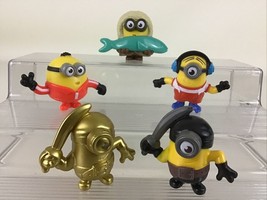 Minions The Rise Of Gru McDonalds Toy 5pc Lot Golden Pirate Roller Skater 2019 - £14.80 GBP