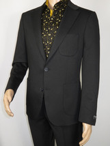 Men's MONO Turkey Casual Dress Jacket Patch Pockets Thick Cotton 1557-01 Black image 4