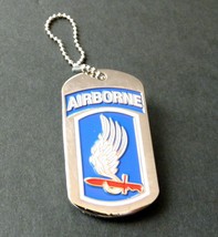 173rd Airborne Brigade Sky Soldiers Rapid Response Force Dog Tag Lapel Pin 1.5 &quot; - £4.69 GBP