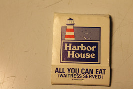 Vintage Match Book Restaurant Advertising Collector Harbor House All-You-Can-Eat - £7.95 GBP