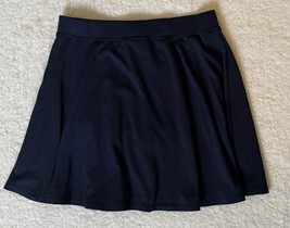 Childrens Place Girls School Uniform Skort 16 Navy Blue Ponte Stretch Pu... - $14.85
