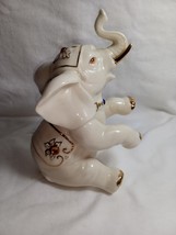 Jeweled White Elephant Figurine  - £9.59 GBP