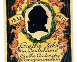 Goethe Centenary Commemoration in Germany 1832-1932 Sticker / Book Plate - $24.72
