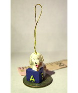 Tiny Dog ABC Block Ornament tiny miniature - £3.11 GBP
