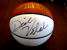 Dick Vitale Dickie V Hof Sports Broadcaster Signed Auto The Rock Basketball Jsa - £194.75 GBP