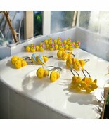 Set 21 Rubber Ducky Shower Curtain Hooks- 2 Regular 2 Towel Off 2 Scuba ... - €20,44 EUR