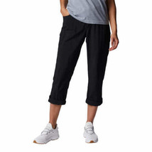 Columbia Ladies&#39; Size Small Omni-Shade Roll-up Capri Pants, Black - $29.99