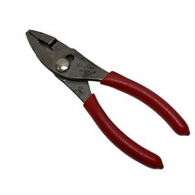 Snap-On Tools 6.5&quot;  Slip Joint Pliers  46ACP  Made in USA  Thick Red Handle Grip - £27.95 GBP