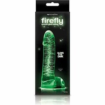 Firefly Glass - Glow in The Dark - Smooth Ballsey Dildo - Clear - 4 Inches - £23.93 GBP