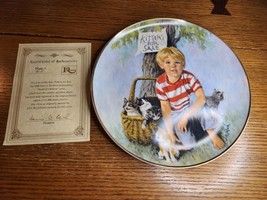 John McClelland The World of Children 10.5&quot; Collector Plate - &quot;Kittens for Sale&quot; - £11.25 GBP