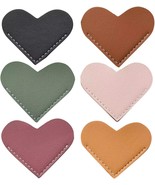 Leather Heart Bookmarks Corner Page Book Accessories for Women Kids Cute... - $20.95