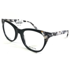 Guess Eyeglasses Frames GU2675 001 Black Gray Marble Round Cat Eye 49-19... - $46.25