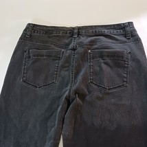 Bandolino Amy High Rise Women's Black Jeans Size 14 Measured (33x30) image 9