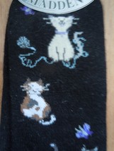 Steven  Madden Casual Socks With Cats Ladies/Teen Size 9-11 New - £3.17 GBP
