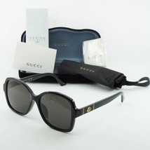 GUCCI GG0765SA 002 Black/Grey 57-16-145 Sunglasses New Authentic - £122.58 GBP