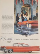 1959 Print Ad The '59 Cadillac Sedan de Ville Red Car Broadmoor Hotel - $21.37