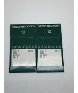 Groz-Beckert 175X7 TQX7 Industrial Button Sewer Sewing Machine Needles Size - $12.15 CAD
