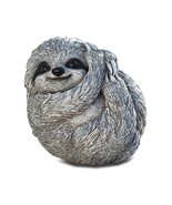 Stone Resin Pudgy Pal Garden Sloth Statue - $81.69 CAD