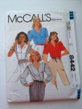 McCall&#39;s Vintage Pattern 8442 Size 18 Uncut Blouse (Bust 40&quot;/waist 32&quot;/hip&quot; 42) - £7.86 GBP
