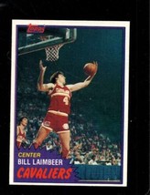 1981-82 Topps #MW74 Bill Laimbeer (Rc) Nmmt Cavaliers - £14.87 GBP