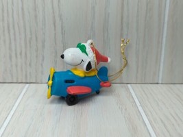 Whitmans Peanuts Snoopy Plane Christmas Tree Ornament - $5.93