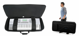 Rockville 61 Key Padded Durable Keyboard Gig Bag Case For ROLAND FANTOM ... - $135.99