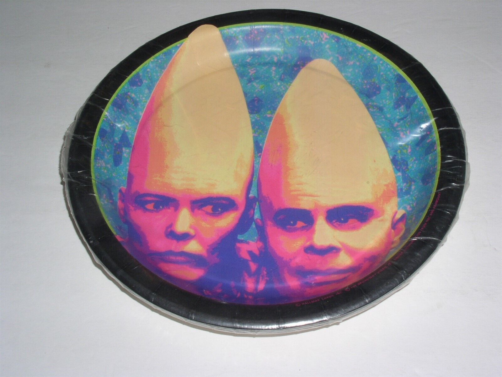 Coneheads Saturday Night Live Party Plates Vintage 1993 Dan Akroyd Jane ... - $19.99