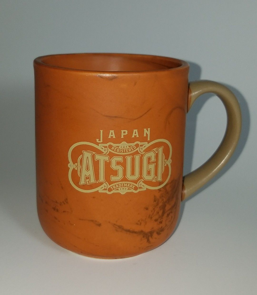 Japan Atsugi Orange Coffee Mug - $2.93