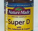 Nature Made Super D Immune Complex Zinc Selenium Copper 70 tablets 8/202... - £7.77 GBP