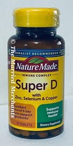 Nature Made Super D Immune Complex Zinc Selenium Copper 70 tablets 8/202... - $9.94