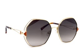 Missoni Mis 0075/S Y3R Gold Ivory Brown Gradient Authentic Sunglasses - £116.59 GBP