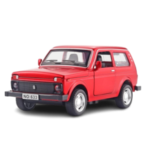 Red 1:32 Lada Jeep Vintage Car Model Alloy Car Diecast Model Toys - $23.99