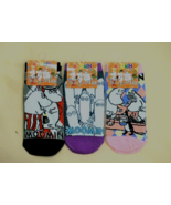 Three Pairs New Japan Moomin Characters Cotton Women&#39;s Ankle Socks One Size - £5.31 GBP