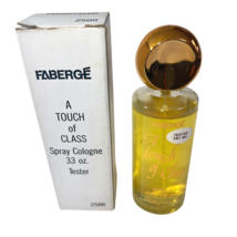 Vintage Faberge A Touch of Class 3.3 oz Spray Cologne USA - $44.99