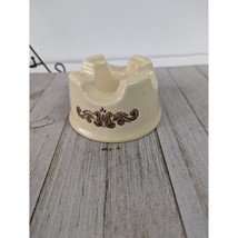 Pfaltzgraff Village Butter Warmer Base ONLY Tan Brown 4 1/4&quot; by 2 1/2&quot; - £7.89 GBP