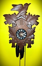 CCMC* Little Brown Traditional 1 Day Cuckoo Clock - £108.28 GBP