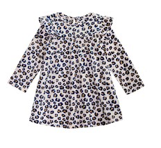 First Impressions Baby Girls 0-3M Faintest Pink Leopard Print Dress NWT - $8.41